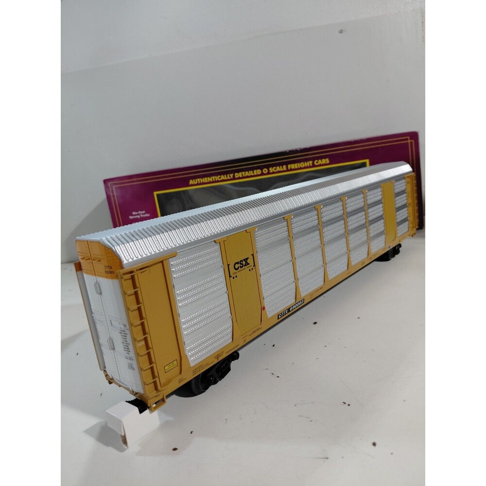 MTH 20-95151 O Gauge Model Railroad CSX Closed Auto Carrier Rack Car w/Box - Picture 5 of 12